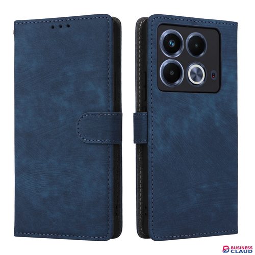 Durable Flip Cover for Infinix Note 40 4G PU Leather Phone Case Full-Body Protection Shockproof [RFID Blocking] Wallet Cover With Hand Strap in Built-charging-cable-and-22-5w-fast-charging