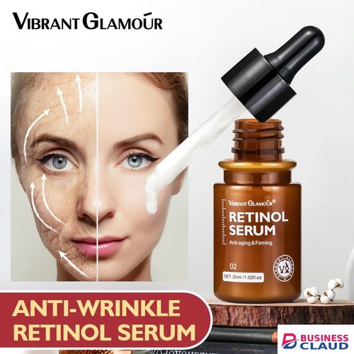 Retinol Face Cream + Serum 2 PCS/Set Firming Lifting Anti-Aging Wrinkle Containing 2.5% Retinol Face Cream Moisturizing Reduce Wrinkle Fine Lines Facial Skin Care Product - VIBRANT GLAMOUR- Product in Muscles-and-joints-100g
