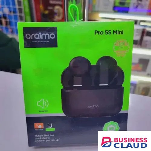 Premium Quality Oraimo Pro 5s Mini Powerful Bluetooth Wireless Earpods Earphones in Cable
