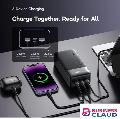 Oraimo 20000mAH Power Bank 22.5W SUPER Fast Charging Potable Powerbank Limited time offer in Out-triple-output-led-torch