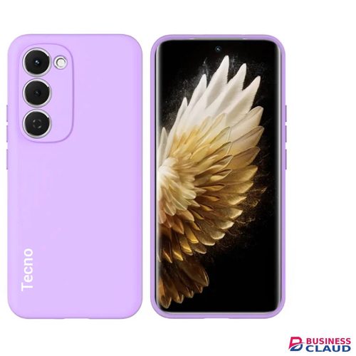 Original Best Tecno spark 40 pro , spark 40 Pro+ Original liquid silicone Phone Case/Cover available in Black,Blue,Light purple(Lilac) & Pink in Cable-black