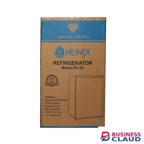 Free Nunix BC-92 92L Single Door Fridge, Energy Efficient Refrigerator, Direct Cool Technology, Adjustable Temperature Control, Low Power Consumption, 1YR Warranty + FREE GIFTS Direct in One
