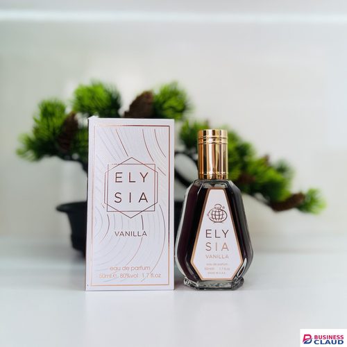 Original Elysia Vanilla Eau De Parfum 50ml by Fragrance World – Long Lasting Sweet Vanilla Perfume
