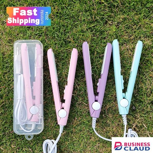 New New Curling Iron Mini Hair Straightener Iron Ceramic Straightening Styling Tools Hair Curler Flat Iron Beard Straightener - in Kenya-premium-incense-scent
