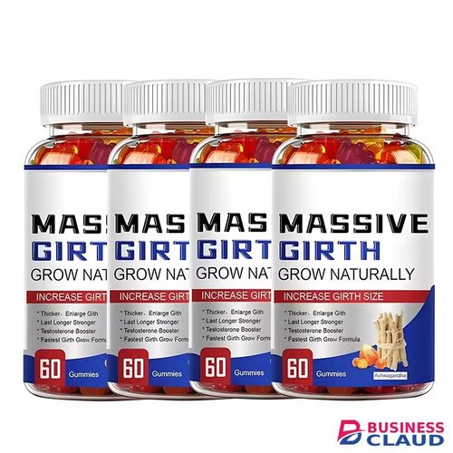 Massive Girth Gummies 60 Count - Testosterone Booster & Fastest Girth Grow Formula for Men | With Ashwagandha | Buy Online in Kenya