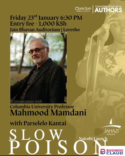 Conversation with Mahmood Mamdani – Friday 23rd January