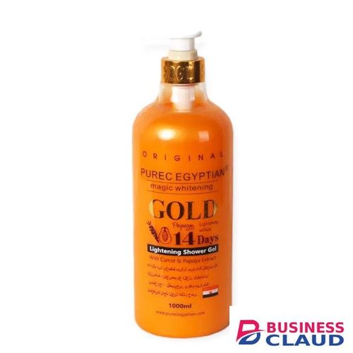 Purec Egyptian Gold Shower Gel – Carrot & Papaya Extract- 1000ml