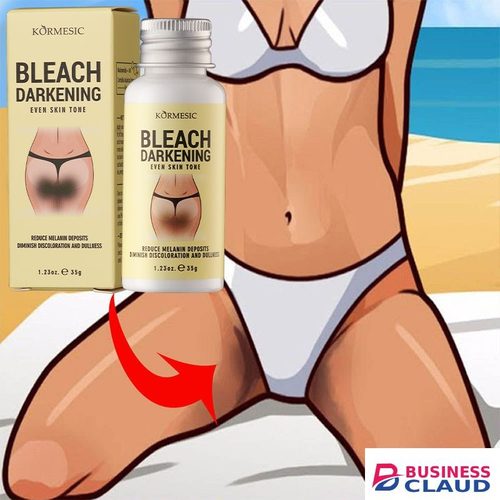 KORMESIC Niacinamide Body Whitening Cream Darkening Bleach Private Parts Underarm Inner Thigh Intimate Bleaching Serum Whiten Knee Butt Knuckles Brighten Cream Armpits Elbow Knees Joint Dark Spots