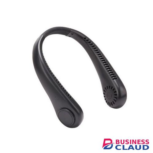 Versatile Flexi Cool Vaneless Neck Fan - Portable Hands-Free Cooling Device - Black in 1