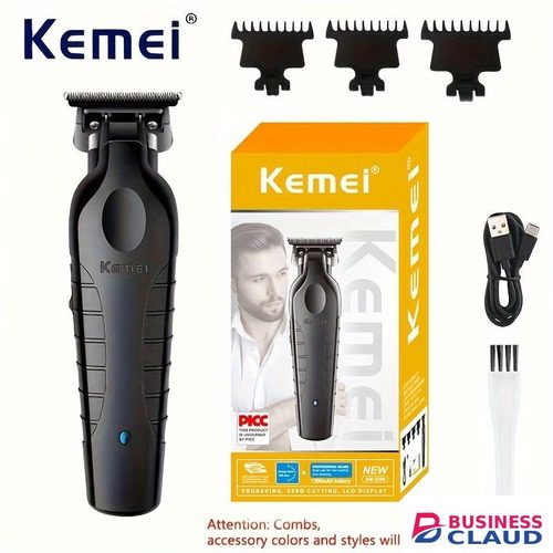 KEMEI Electric Hair Clipper KM-2299 Cross-border Electric Pusher USB Oil Head Carving Scissor Barber Shop Trimmer in Kenya-premium-incense-scent