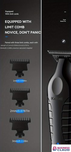 KEMEI Electric Hair Clipper KM-2299 Cross-border Electric Pusher USB Oil Head Carving Scissor Barber Shop Trimmer