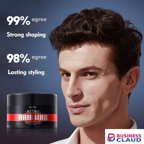 New Arrival Men Hair Wax + Free Gift (Deodorant Balm) Set Easy Shape Vintage Hair Wax Cubic Hairstyle