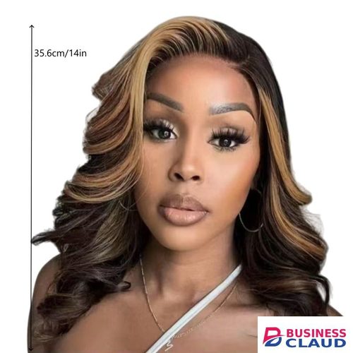 Women'S Wig Fashionable Short Curly Hair Dyed Medium Split Short Roll Large Wave Wig Buttoned Mesh Cap Comfortable and Breathable Perfect Valentine'S Day Mother'S Day Independence Day Gift