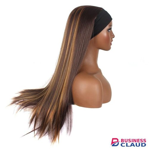 Headband Wig Women's Wig Fashionable Women's Wig Gradient Color Long Straight Wig Made of Heat-Resistant Synthetic Fiber Suitable for Women Wear Perfect Holiday Gift in Kenya-premium-incense-scent