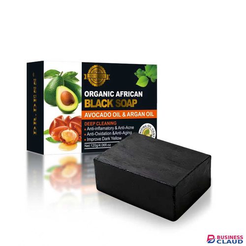 DR.DESS Organic African Black Soap Avocado Oil and Argan Oil Deep Cleaning Anti-Aging Removes Dark Spot