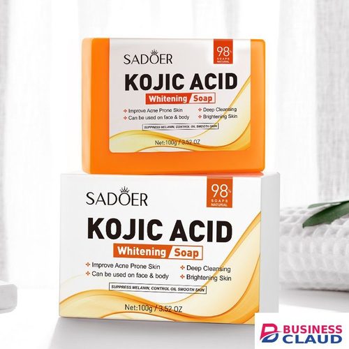 SADOER Kojic Acid Whitening Soap Body Cleaning Lightening Dark Underarm Leg Handmade Bath Soap Body Cleansers Brightening Face Soap Tender Skin Care in Kenya-premium-incense-scent
