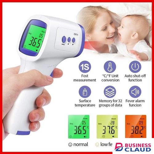 New Infrared Thermometer for Kids & Adults, No Touch Forehead Thermometer for Baby, Body Surface Mode Infrared Thermometer with Fever Alarm and Instant Fast Accuracy Readings Temperature Gun