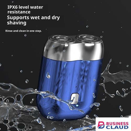 Cross border new dual head mini magnetic shaver portable men's electric shaver charging electric shaver