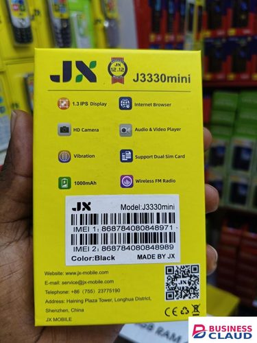 LIMITED TIME OFFER!! JX J3330 mini, 1000MAH BATTERY, DUAL SIMCARD, WIRELESS FM, LARGE PHONEBOOK, INTERNET BROWSER, HD CAMERA, MEMORY CARD SLOT, VIBRATION, 12MONTHS WARRANTY