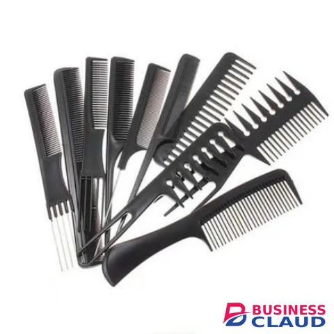 10 Pieces Comb Set Plastic Combs Hair Dyeing Oil Baking Comb Hair Salon Hairdressing Tool Beard care Men Women Professional Home Styling Kit in 1-electric-hair-straightener-brush-dryer-ceramic-heating-blow-dryer-curling-iro