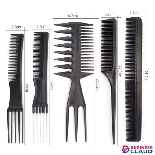 10 Pieces Comb Set Plastic Combs Hair Dyeing Oil Baking Comb Hair Salon Hairdressing Tool Beard care Men Women Professional Home Styling Kit in 1-electric-hair-straightener-brush-dryer-ceramic-heating-blow-dryer-curling-iro