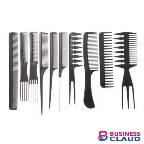 10 Pieces Comb Set Plastic Combs Hair Dyeing Oil Baking Comb Hair Salon Hairdressing Tool Beard care Men Women Professional Home Styling Kit in 1-electric-hair-straightener-brush-dryer-ceramic-heating-blow-dryer-curling-iro