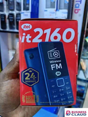 LIMITED TIME OFFER!! ITEL 2160, DUAL SIMCARD, WIRELESS FM, 1000MAH BATTERY, EARPHONE JACK, BIG DISPLAY,1000SMS, LARGE PHONEBOOK, 12MONTHS WARRANTY