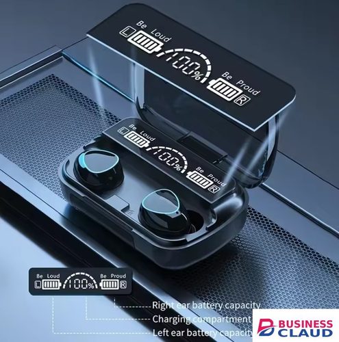 Bluetooth Earphones Handfree LED Dispay earphones Bluetooth Wireless Earbuds Waterproof Gaming earphone Local fast delivery in Cables-led-light-flashlight