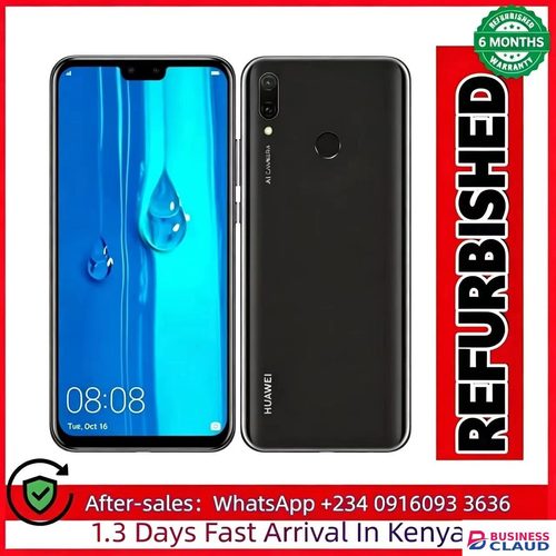 Refurbished huawei Y9 2019 Smartphone 6GB+128GB Dual SIM 16mp+13mp Camera Large Capacity Battery 6 Months Warranty Fast 1-3 Days Delivery To Kenya