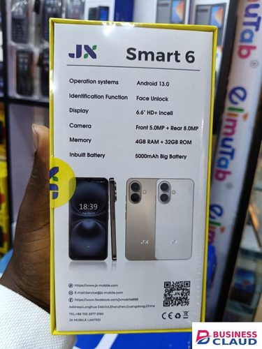 LIMITED TIME OFFER!! JX SMART 6, 32GB STORAGE/ 4GB RAM, 8MP MAIN CAMERA,5000MAH BATTERY, TYPE -C CHARGER, 6.6-INCH DISPLAY, FACE UNLOCK, SIDE FINGERPRINT, DUAL SIMCARD, 12MONTHS WARRANTY Limited time offer in Cables-led-light-flashlight