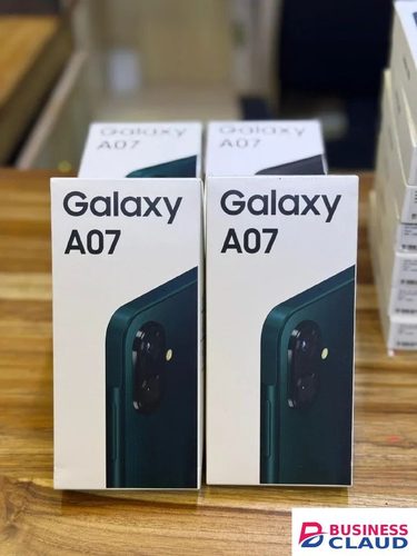 New Arrival Samsung Galaxy A07 128GB+4GB 64GB+4GB 6.7" 90Hz 50MP Dual Camera MTK Helio G99 5000mAh 25W Type-C Charge Android 15 Smart Phones IP54 Waterproof Side Fingerprint phone