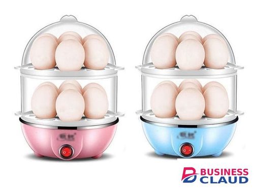 Quality ⚡️Double Layer Electric Egg Boiler Automatic Off 14 and 7Eggs Poacher💯⚡️secured for safety🔥Easy to operate 💯Cooking eggs exactly the way you like them has never been simpler as know💯⚡️