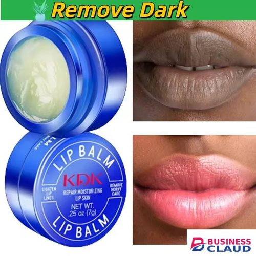 New Lip Balm Remove Dark Lips Whitening Lighten Melanin Lip Mask Fade Lip Line Brighten Exfoliating Moisturize Dead Skin Repair Lip Care -