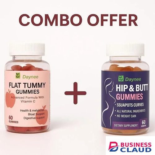 ORIGINAL GRADE 1 COMBO Butt & Hips Curve Gummies & Flat Tummy Gummies