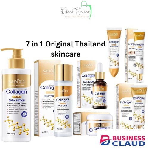 sadoer collagen skincare set, collagen face care set, anti aging skincare set Kenya, collagen beauty kit, face serum cream cleanser set, collagen skin repair set, moisturizing skincare set Kenya, in Promotio