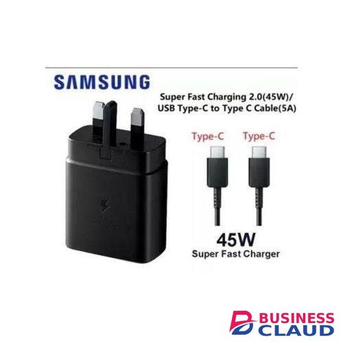 New Fast Charging Samsung 45W USB-C to USB-C Complete Charger New 2026 | Super Fast Charging 2.0 | PD Power Adapter with Type-C Cable | Safe Rapid Charge for Galaxy Phones Tablets Laptops Kenya 2026 in 1cha