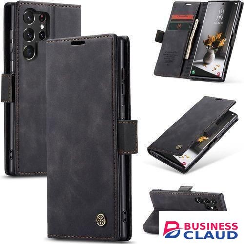 LIMITED TIME DEALS!!Caseme Retro Wallet Flip Cover Premium PU Leather Kickstand Case with Card Slots for Samsung Galaxy S26 Ultra,S25 Ultra,S24 Ultra,S23 Ultra,S22 Ultra,S21 Ultra