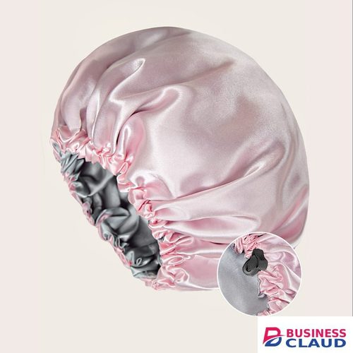 New New Women Solid Reversible Satin Bonnet For Curly Hair Cap Double Layer Adjustable Sleep Cap Elastic Hair Cap Haircare Night Hat in Kenya-premium-incense-scent