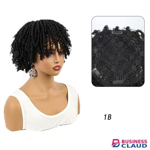 6-inch-Unisex Synthetic Braided Hairpieces Designed for African People-Natural Afro Wigs- Natural Permeable Odorless Stable Easy to manage Simple Operation for Daily Use in Kenya-premium-incense-scent