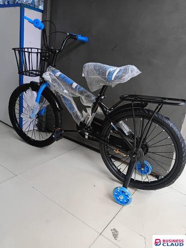 Quality Top ⚡Top Quality Fun & Safe Compact Design 12,16,20 Inch 4-7 years Old Children Kids Bike Bicycle with Stabilizer and Front Basket ⚡ Removable Stabilizers for Safe ⚡Learning Strong and Sturdy Steel🔥🥰😘 Design in Usb-cable-black
