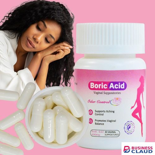 Boric acid vaginal cleansing suppositories 10 suppositories for vaginal balance and supporting itch control in Kenya-premium-incense-scent