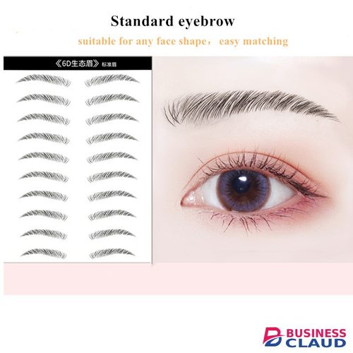 Hot selling 10 Pairs 6D Simulation Eyebrow Paste Lable Tattoo Sticker Waterproof Wholesale Wholesale in 1-l-uodais-hair-repair-oil-serum-nodeg5-noir-curl-keeper-spray-smoothing-damaged-hair-treatment