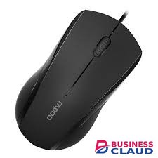 Free Rapoo Wired Optical Mouse Silent (N1200), 1000 DPI Optical Sensor, USB Cable, 3-Button Layout, Ergonomic & Symmetrical Shape, Noise Free Operation, High Precision Optical Tracking, Windows, macOS in One-unit