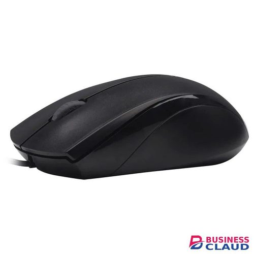 Free Rapoo Wired Optical Mouse Silent (N1200), 1000 DPI Optical Sensor, USB Cable, 3-Button Layout, Ergonomic & Symmetrical Shape, Noise Free Operation, High Precision Optical Tracking, Windows, macOS in One-unit