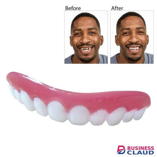 High Quality Top High Quality Veneers Silicone Artificial Upper Denture Sleeve Comfort Fit Teeth Top Cosmetic Veneer One Size Fit Hot Fashion B2-49-1 in 1-hot-comb-straightener-electric-hair-straightener-hair-curler-wet-dry-use-hair-flat-irons-hot