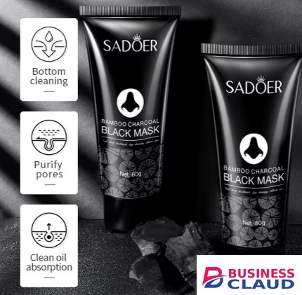 SADOER Stubborn Blackhead Remover Mask Bamboo Charcoal Deep Cleansing Oil-Control Facial Black Mask pore shrinking, Vitamin C,nasal mask, delicate skin, fine, smooth, Soft, Dirt Cleansing Recommended in Kenya-premium-incense-scent