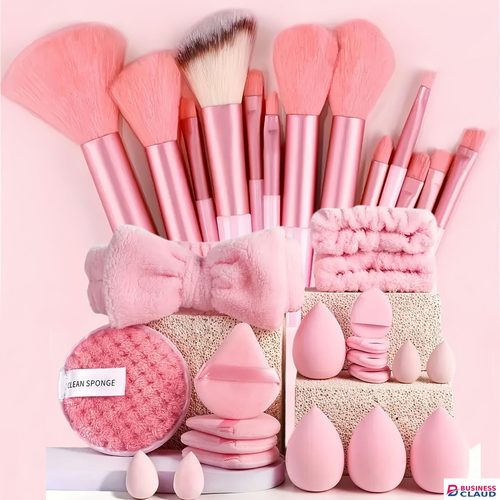 Best-Selling Best-selling 20-piece set, 33-piece set, 35-piece set makeup brushes and makeup tools, facial powder puff combo set in Kenya-premium-incense-scent