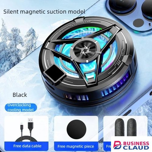 Portable Portable Rechargeable Mobile Phone Cooler, USB C Fan, Mobile Phone Cooling Fan, Phone Fan Cooler, Mobile Phone Radiator, Fan for Phone, Cooler for Gaming with Silent Cooling in Cable