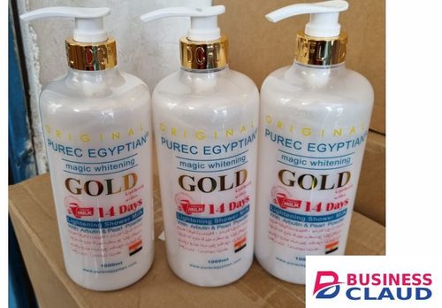 Purec Egyptian Magic Whitening Lightening Shower Milk 1000ml Whitening Shower Gel With Exfoliating Benefits Lighten Skin Complexion Purec Egyptian Shower Gel1000ml