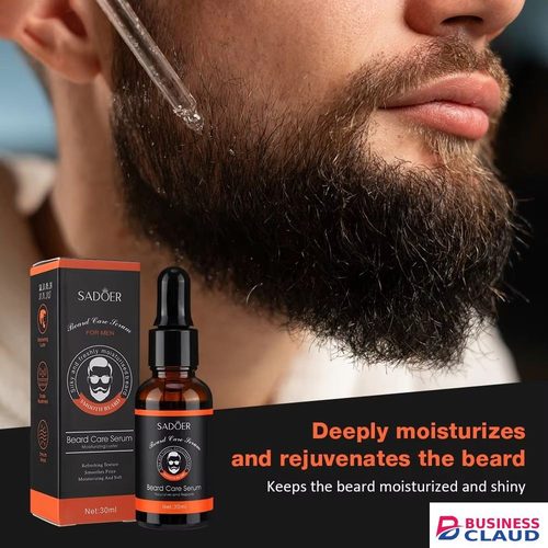 New New Beard Growth Oil For Men Deep Moisturizing Smoothing Softening Beard Growth Serum Improves Frizz Natural Plant Beard Care Essence Pure Natural Nutrients 30ml - SADOER - in Kenya-premium-incense-scent